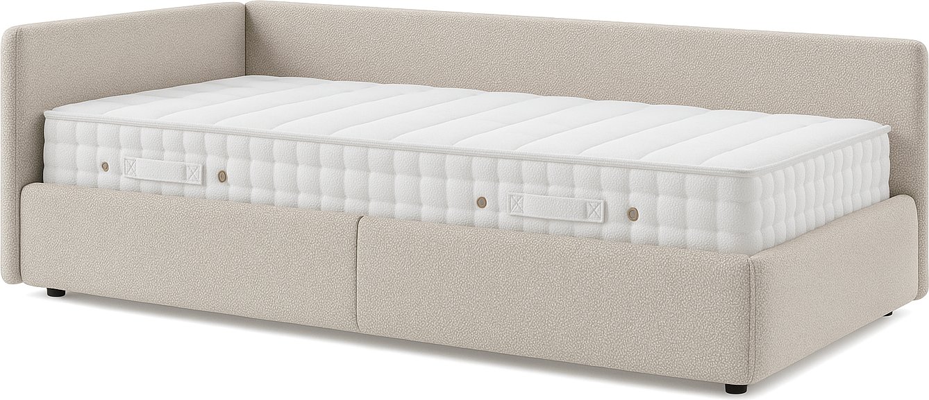 

Кровать-тахта Sonit Nicole левый 90x200 шенилл Eclipse (01 светло-бежевый)