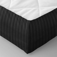 Простыня Verossa Stripe 140x200x20 730587 (Black, на резинке)
