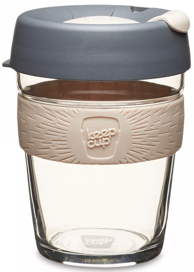

Многоразовый стакан KeepCup Longplay Brew M Chai 340мл (серый)