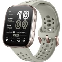 Умные часы Amazfit Bip 6 (титановый, с светло-серым силиконовым ремешком)