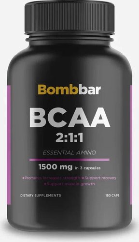 BCAA Bombbar BCAA 2:1:1 (180 капcул)