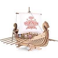 Сборная модель Eco-Wood-Art Корабль Драккар