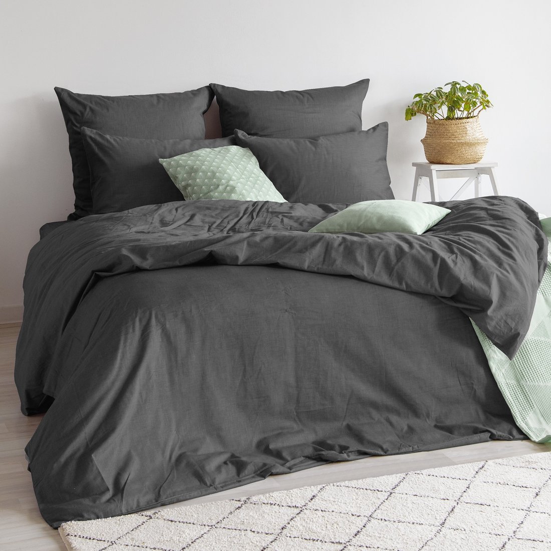 

2-спальный комплект постельного белья Verossa Graphite VRSD 2027 70136 Д12 23 790365