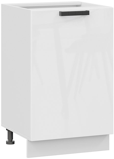 

Шкаф напольный Трия Детройт 1Н5 исп.2 (белый/белый глянец)