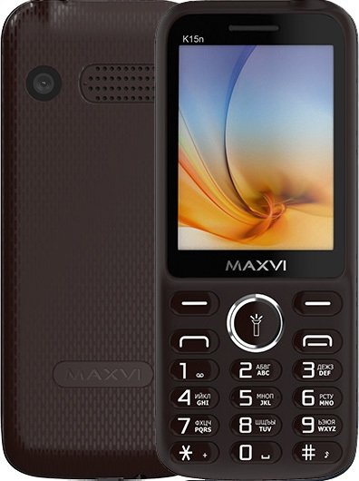 

Телефон Maxvi K15n (коричневый)