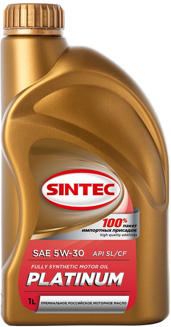 

Моторное масло Sintec Platinum SAE 5W-30 API SL/CF ACEA A3/B4 1л