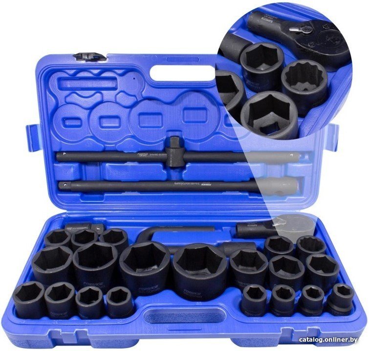 Набор трещотка с головками FORSAGE F-68262-5 MPB (26 предметов)