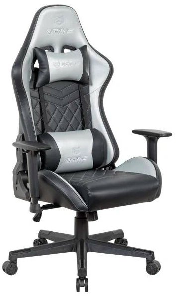 

Игровое (геймерское) кресло Brave Nuke Black (черный/белый)