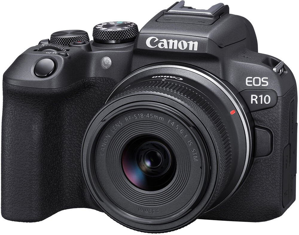 

Беззеркальный фотоаппарат Canon EOS R10 RF-S 18-45mm F4.5-6.3 IS STM