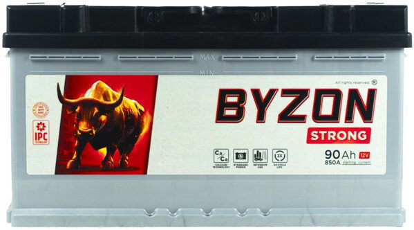 Автомобильный аккумулятор BYZON Strong R+ (90 А·ч)