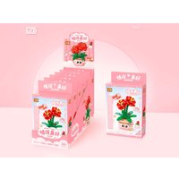 Конструктор LOZ Красные цветы в горшочке 8841_MK