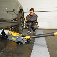 Подкатной домкрат Denzel 51270 3т