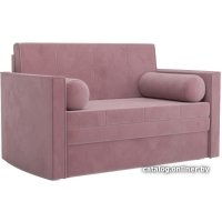 Диван Мебель-АРС Санта №2 (велюр пудра НВ-178 18)