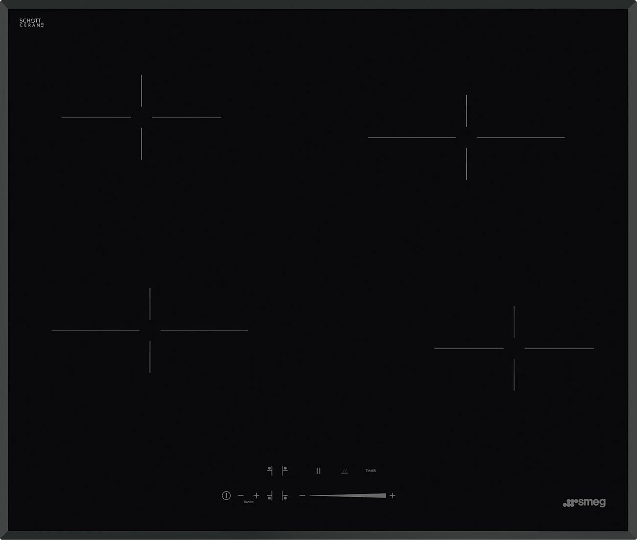 

Варочная панель Smeg SE464TB