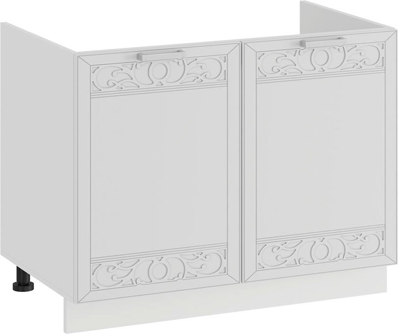 

Шкаф напольный Трия Долорес 1Н8М (белый/сноу)