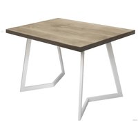 Кухонный стол Buro7 Уиллис 110 (классика, дуб беленый/белый)