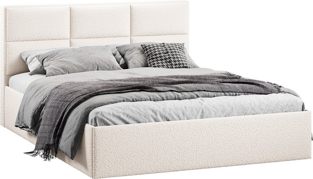 

Кровать Трия Стелла c ПМ 180x200 Тип 1 и заглушиной (экомех Barni Milk)