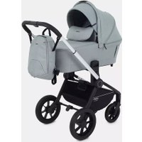 Универсальная коляска MOWbaby Zoom PU RA087 (3 в 1, silver green tea)