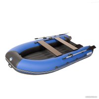 Моторно-килевая лодка Лоцман 320 НДНД (синий/черный)