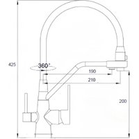 Смеситель Boch Mann Else B BM10427