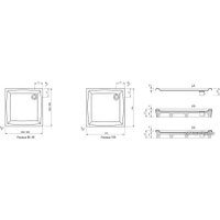 Душевой поддон Ravak Galaxy Perseus EX 100x100