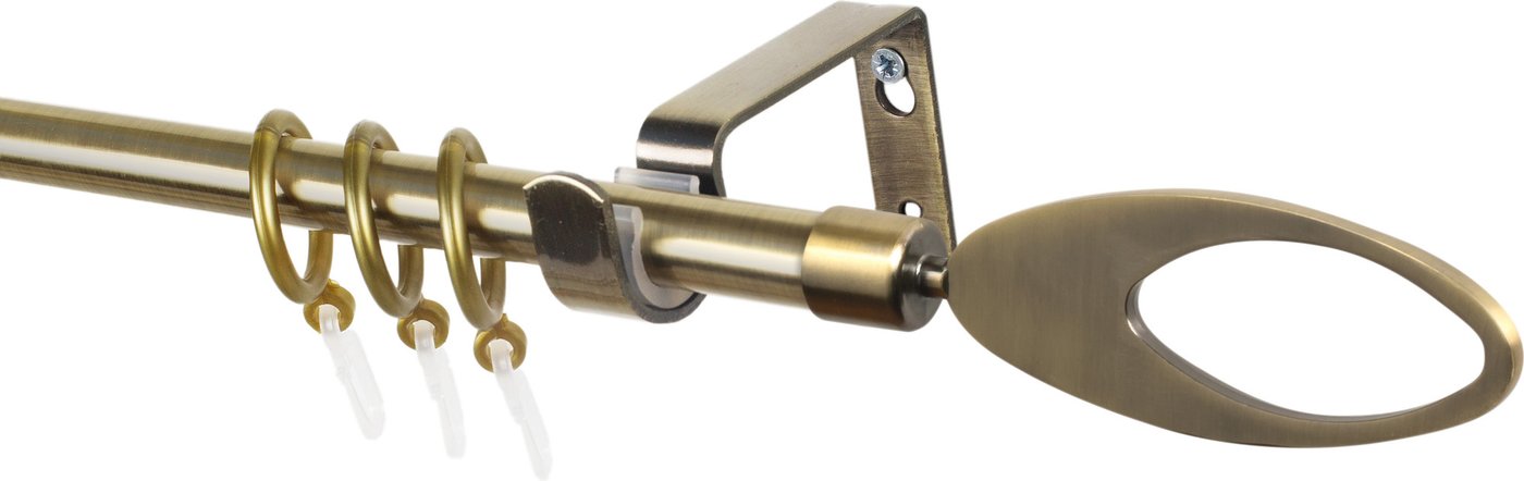 

Карниз для штор Sundays Home Лайт Эллипс 16мм однорядный (антик, 3.2м)