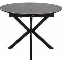 Кухонный стол Signal Gaston ceramic 100-135/100 (серый/черный)