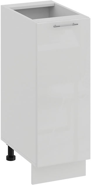 

Шкаф напольный Трия Весна 1Н3 (белый/белый глянец)