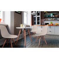 Стул LoftyHome Acacia VC1001W-Be (бежевый)