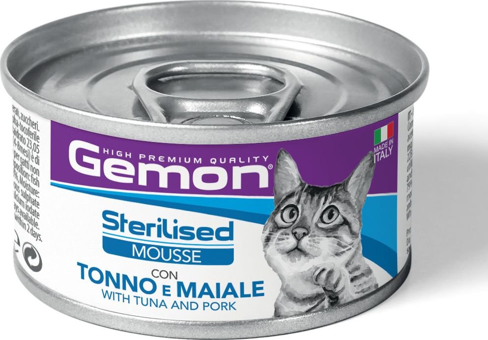 

Пресервы Gemon Mousse Sterilised ric tuna and pork 85 г