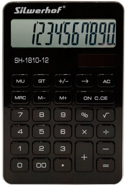 Бухгалтерский калькулятор Silwerhof SH-1810-12