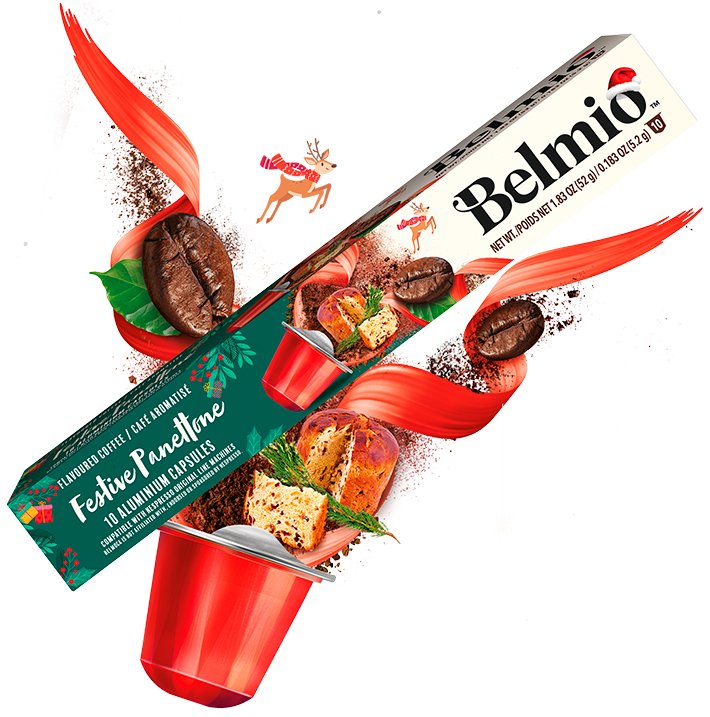 

Кофе в капсулах Belmio Festive Panettone 10 шт