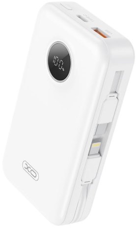 

Внешний аккумулятор XO PR272 10000mAh (белый)