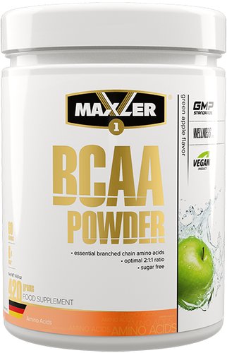 BCAA Maxler BCAA Powder EU (зеленое яблоко, 420г)