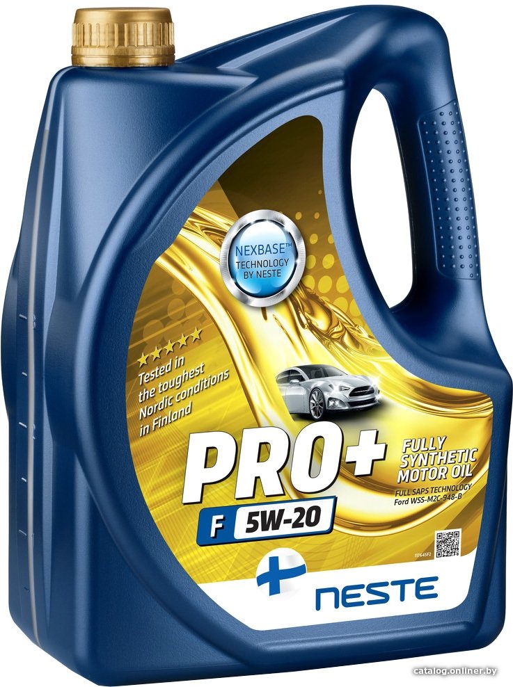 Моторное масло Neste Pro+ F 5W-20 4л