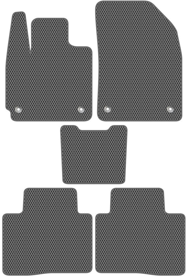 

Комплект ковриков для авто Alicosta EXEED TXL I (suv / SUV) 2020 - Н.В. (серый, ромб)