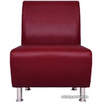 Интерьерное кресло Brioli Руди (экокожа, L16 вишневый)