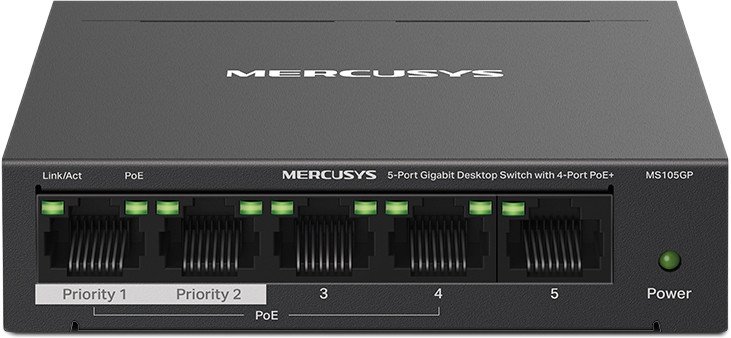 

Неуправляемый коммутатор Mercusys MS105GP