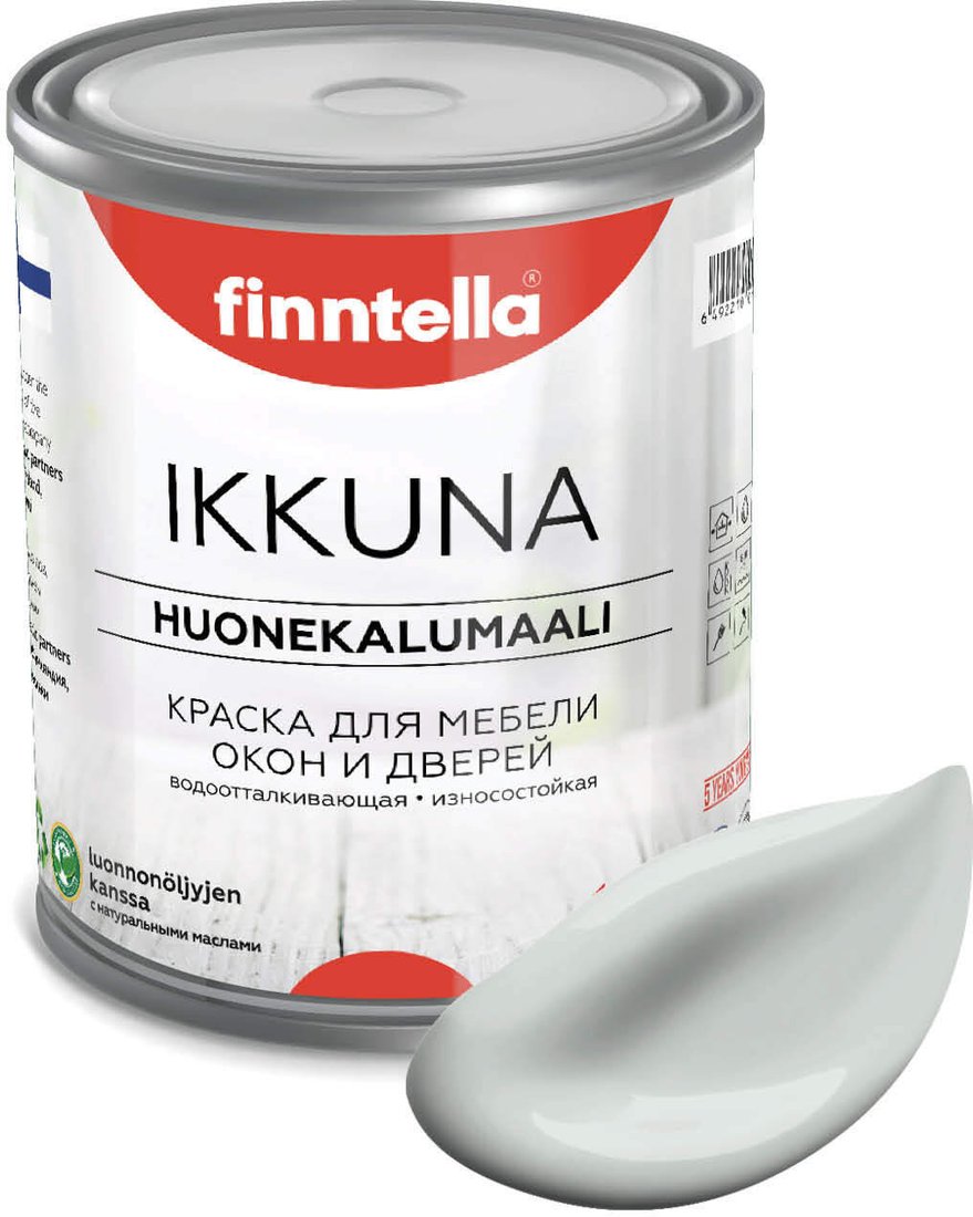 

Краска Finntella Ikkuna Sumu F-34-1-1-FL065 0.9 л (серый)