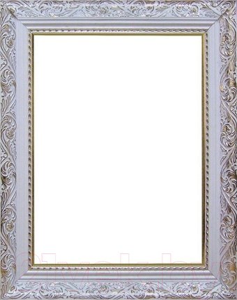 Фоторамка Декарт 40x50 8Л2299 (белый с золотом)