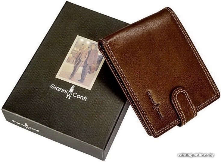 Кошелек Gianni Conti Vachetta Exclusive 917075 (темно-коричневый)