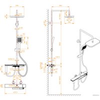 Душевая система  RGW SP-35B