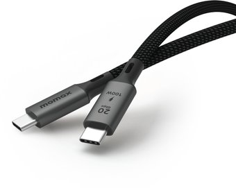 Momax DC31D USB 3.2 Gen 2x2 Type-C - USB 3.2 Gen 2x2 Type-C (1 м, черный)