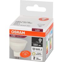 Светодиодная лампочка Osram GU5.3 7Вт 3000 К LVMR1660