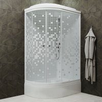 Душевая кабина Triton Коралл В3 120x80 R (мозаика)