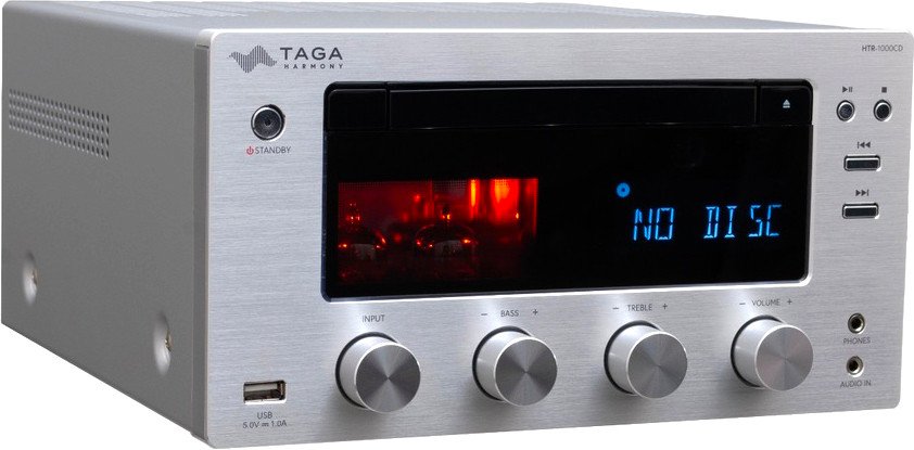 CD-ресивер Taga Harmony HTR-1000CD v.3 (серебристый)
