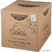 Чайник со свистком MAUNFELD MRK-119BL