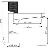 Смеситель Wasserkraft Tauber 6403