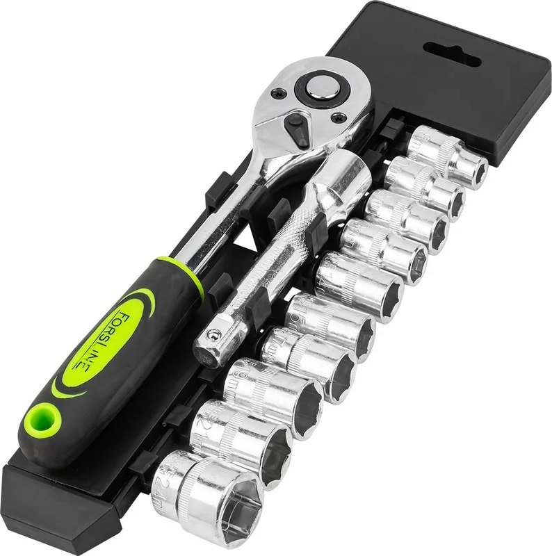 

Набор трещотка с головками ForsLine FL-4123 (12 предметов)