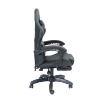 Игровое (геймерское) кресло AR GAMING AR 010 (черный с зеленой строчкой)